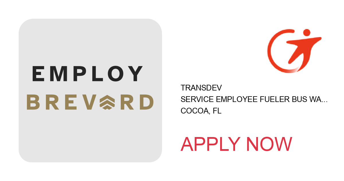 Apply to Service Employee Fueler Bus Washer position with Transdev in Cocoa, FL