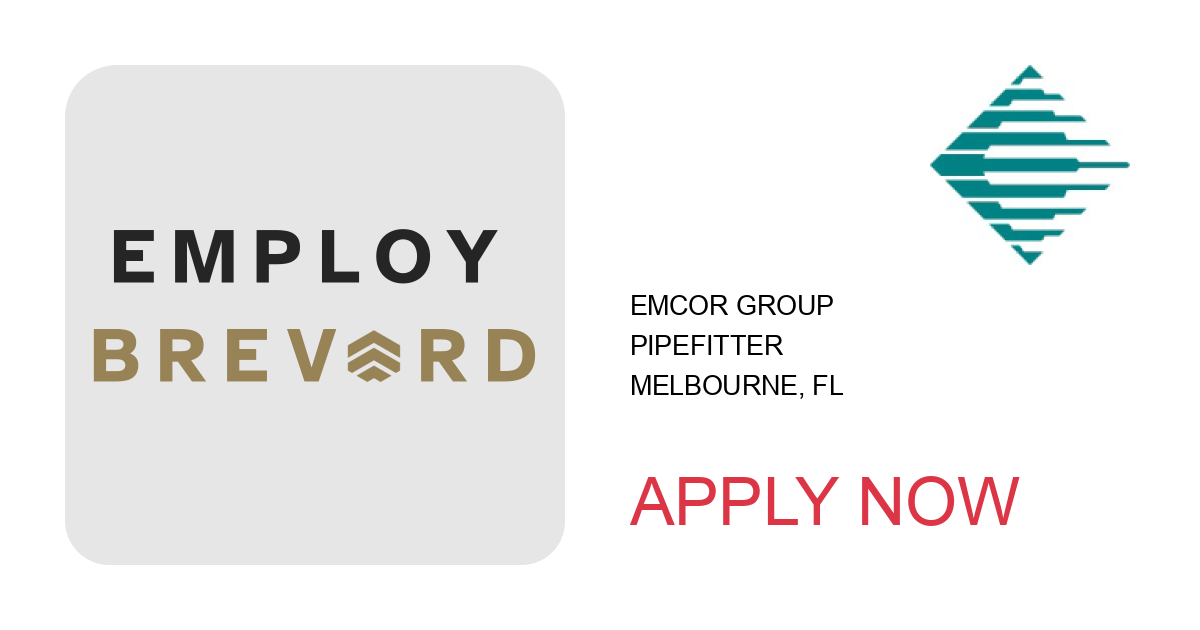 Apply to Pipefitter position with EMCOR Group in Melbourne, FL