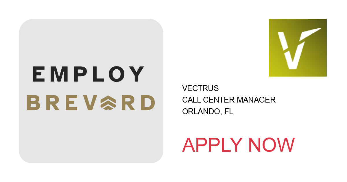 Apply to Call Center Manager position with Vectrus in Orlando, FL