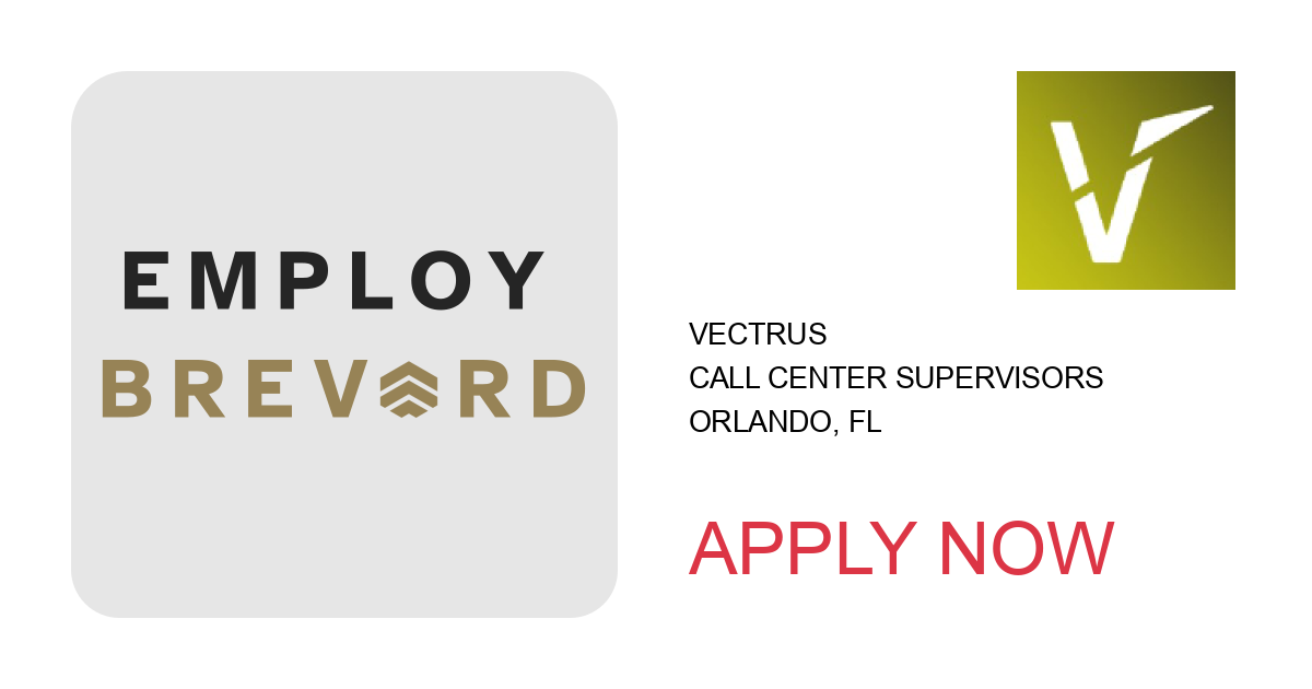 Apply to Call Center Supervisors position with Vectrus in Orlando, FL