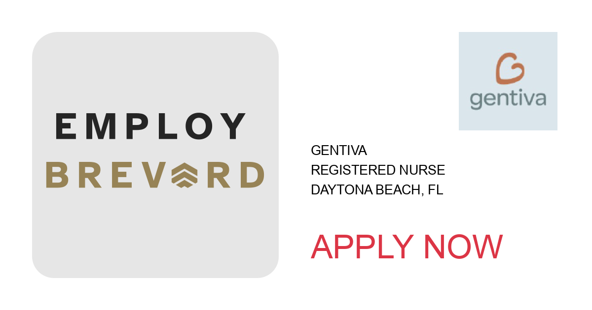 Apply to Registered Nurse position with Gentiva in Daytona Beach, FL