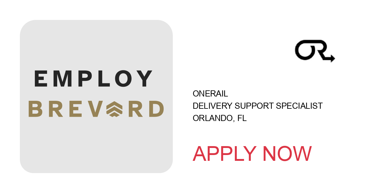 Apply to Delivery Support Specialist position with OneRail in Orlando, FL