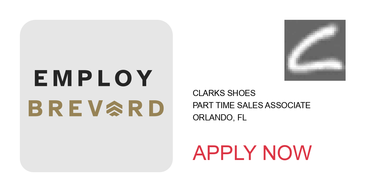 Apply to Part Time Sales Associate position with Clarks Shoes in Orlando, FL