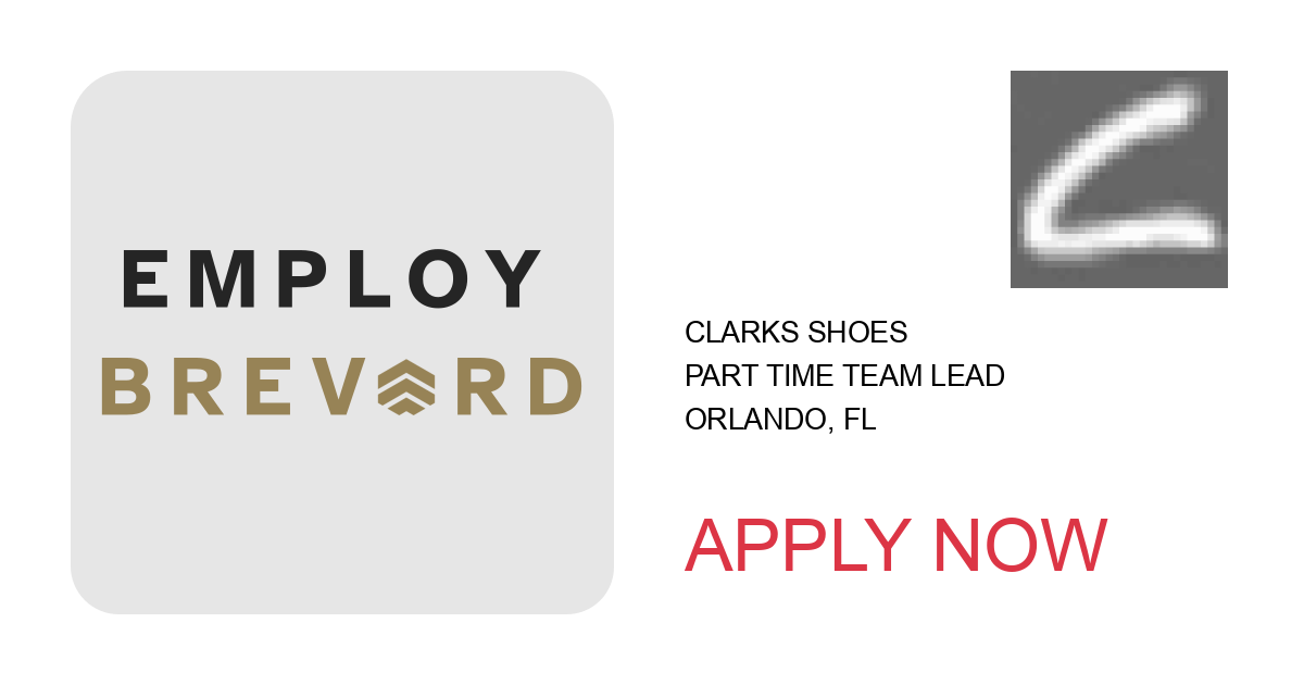 Apply to Part Time Team Lead position with Clarks Shoes in Orlando, FL