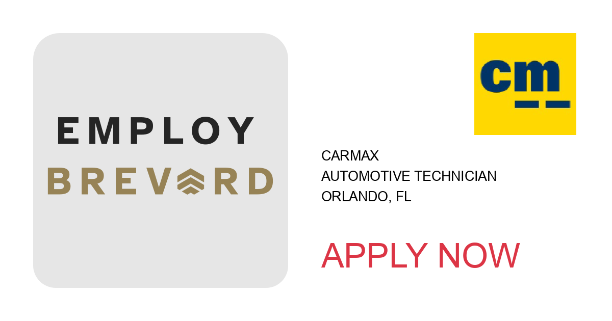 Apply to Automotive Technician position with CARMAX in Orlando, FL