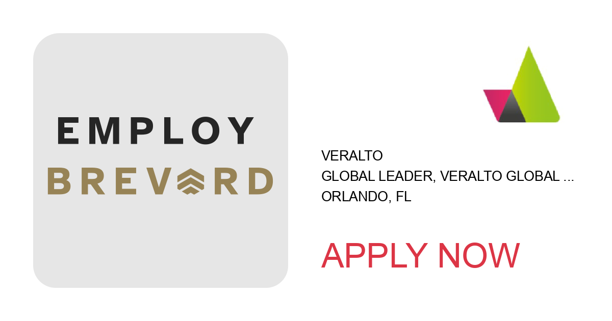 Apply to Global Leader, Veralto Global Security (Remote) position with Veralto in Orlando, FL