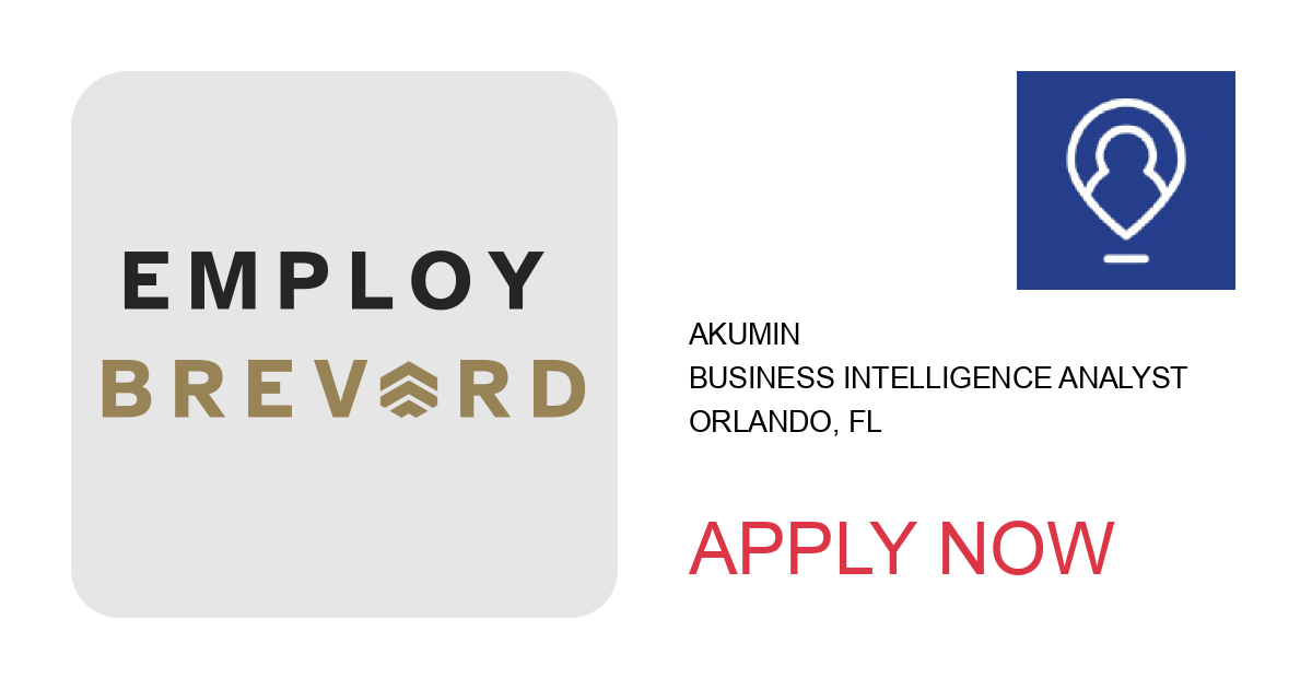 Apply to Business Intelligence Analyst position with Akumin in Orlando, FL