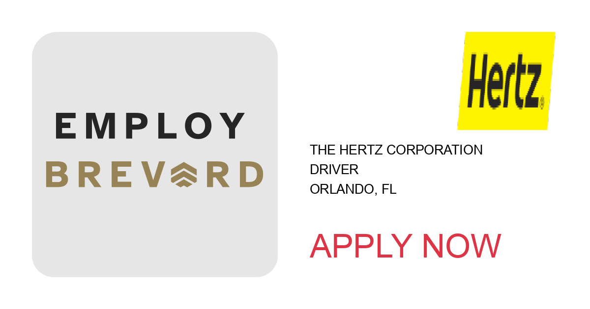 Apply to Driver position with The Hertz Corporation in Orlando, FL