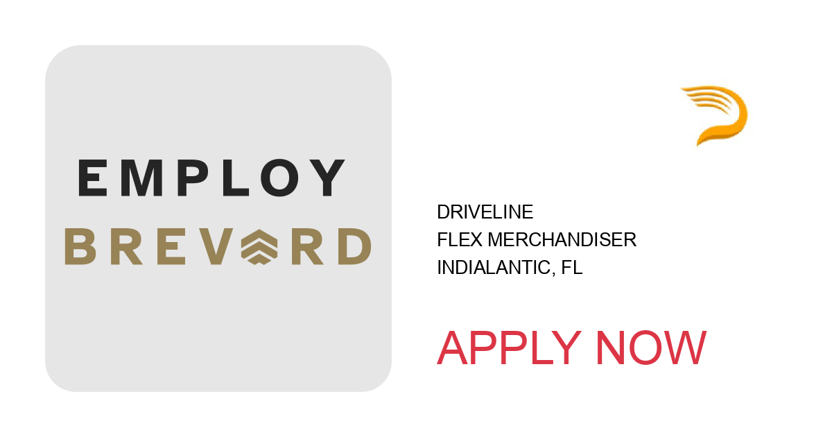 Apply to Flex Merchandiser position with Driveline in Indialantic, FL