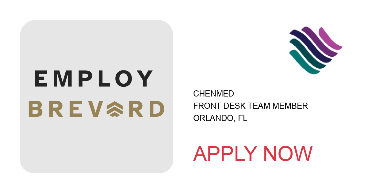 Apply to Front Desk Team Member position with ChenMed in Orlando, FL