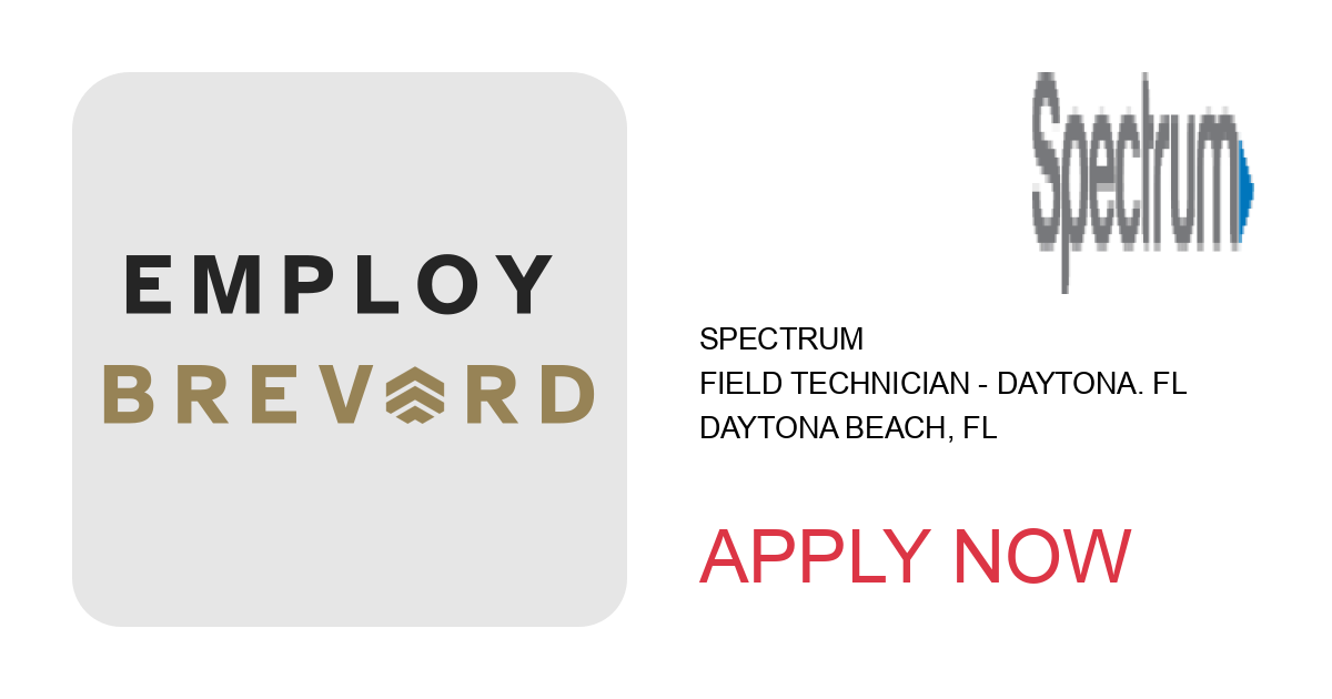 Apply to Field Technician - Daytona. FL position with Spectrum in Daytona Beach, FL