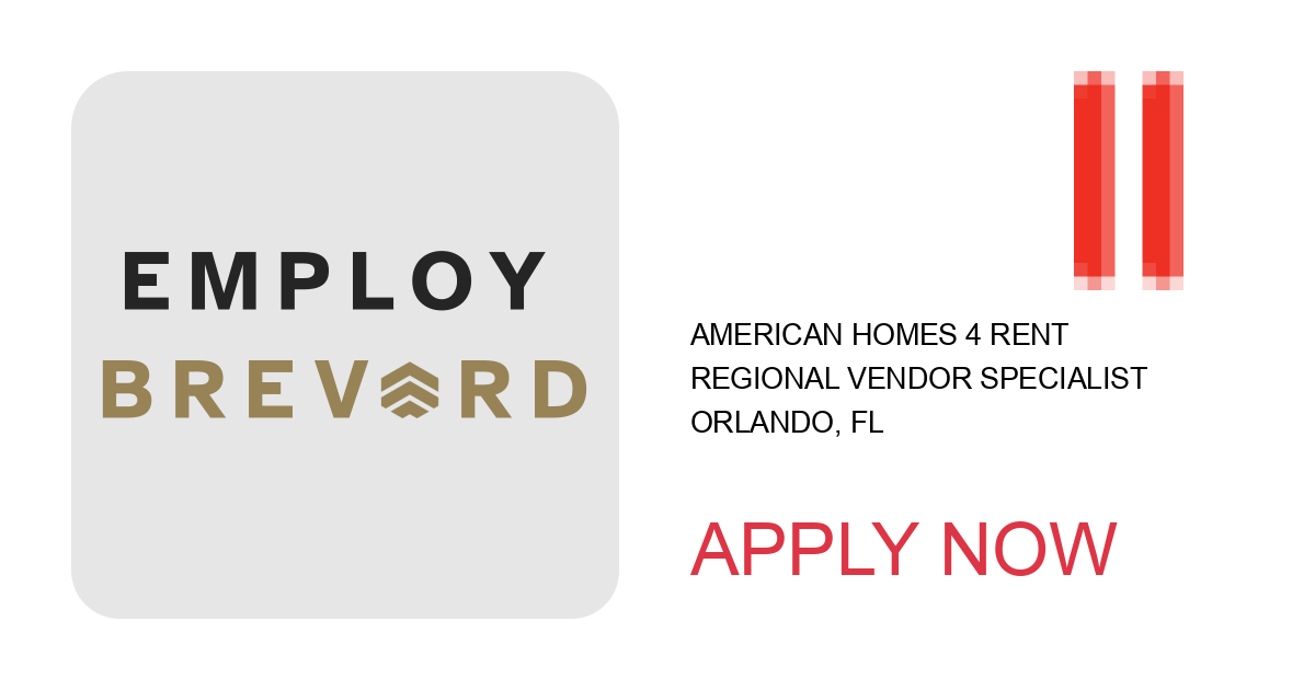 Apply to Regional Vendor Specialist position with American Homes 4 Rent in Orlando, FL