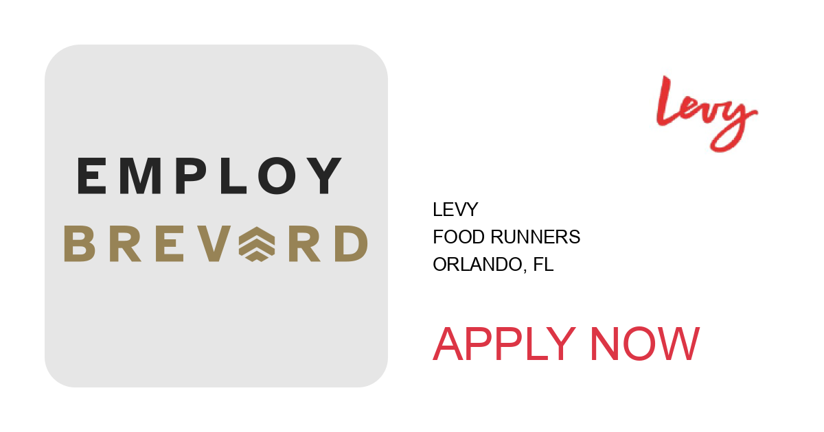 Apply to Food Runners position with Levy in Orlando, FL