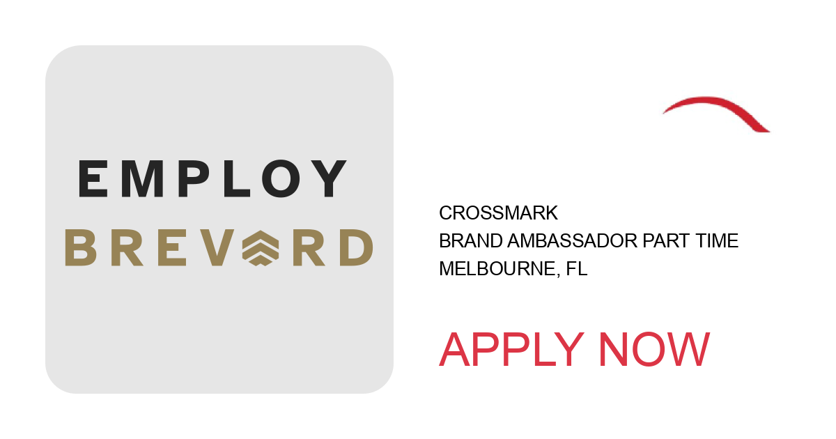 Apply to Brand Ambassador Part Time position with CROSSMARK in Melbourne, FL