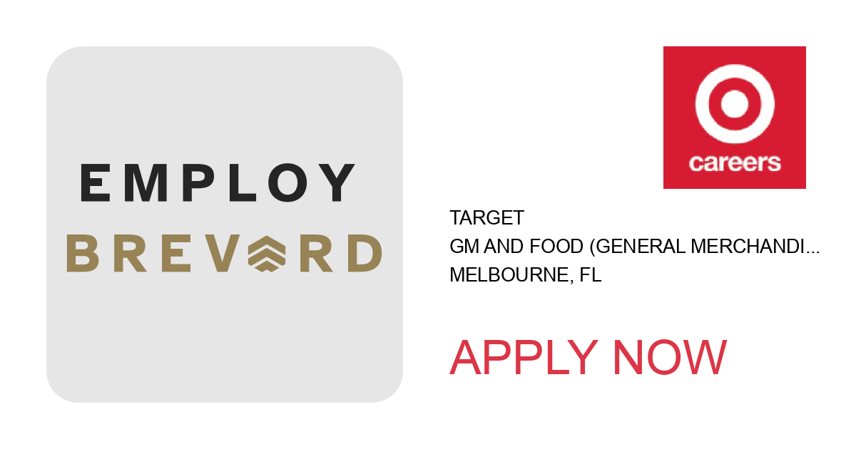 Apply to GM and Food (General Merchandise, Closing, Fulfillment, Inbound, Food and Beverage , Food Service, Starbucks) (T2547) position with Target in Melbourne, FL