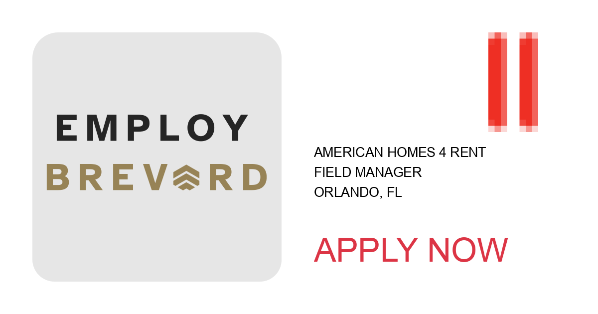 Apply to Field Manager position with American Homes 4 Rent in Orlando, FL