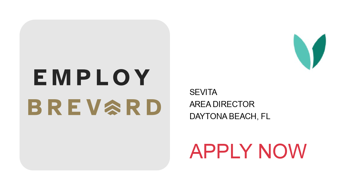 Apply to Area Director position with Sevita in Daytona Beach, FL