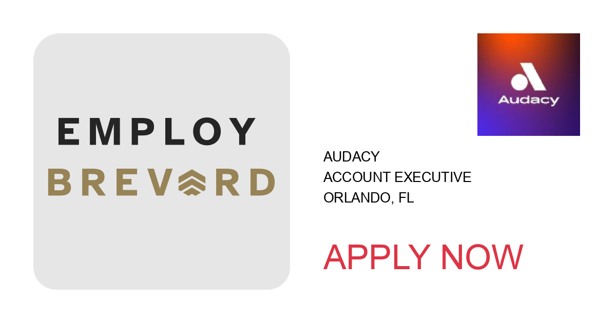 Apply to Account Executive position with Audacy in Orlando, FL