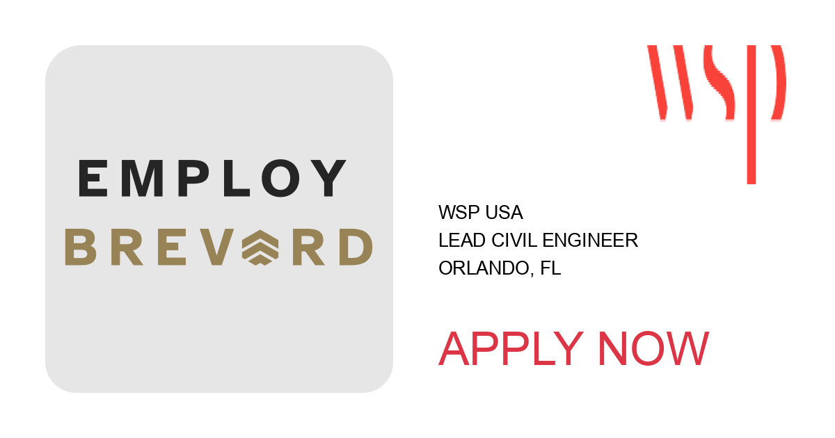 Apply to Lead Civil Engineer position with WSP USA in Orlando, FL