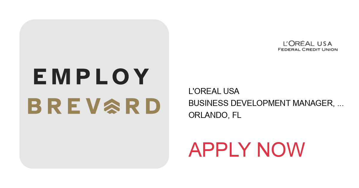 Apply to Business Development Manager, Kerastase & shu uemura (Orlando/Jacksonville/West Palm) position with L'Oreal USA in Orlando, FL