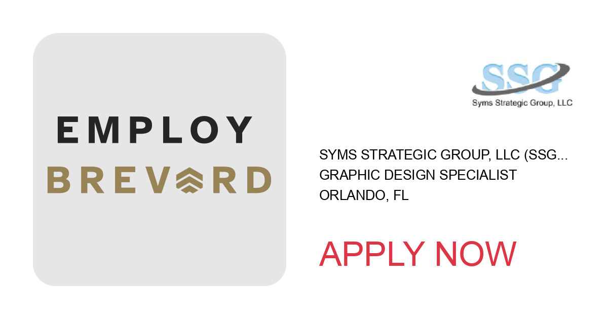 Apply to Graphic Design Specialist position with Syms Strategic Group, LLC (SSG) in Orlando, FL