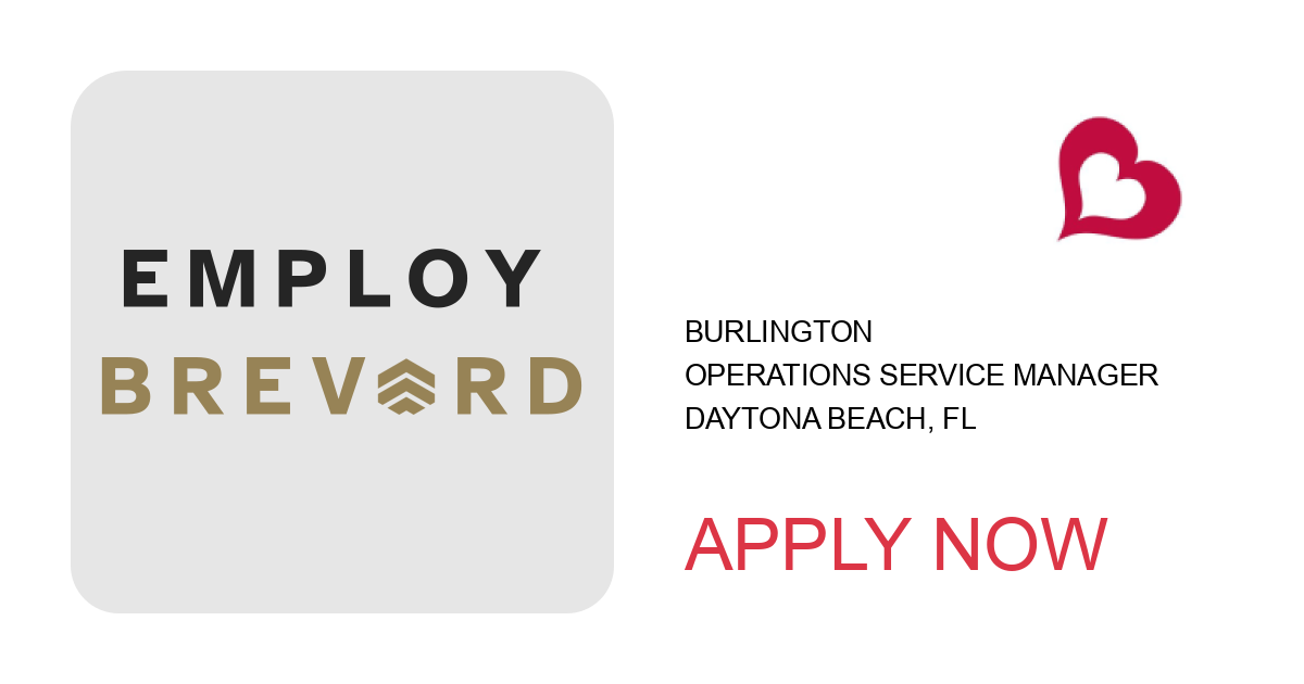 Apply to Operations Service Manager position with Burlington in Daytona Beach, FL