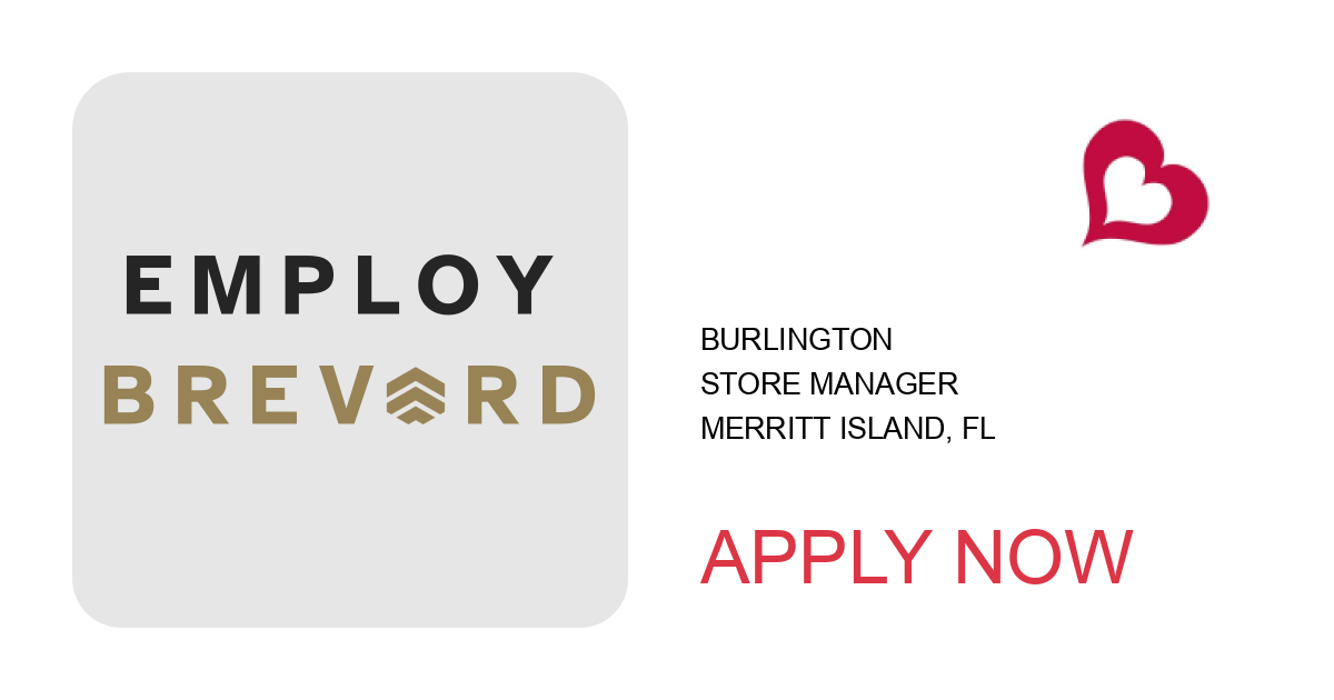 Apply to Store Manager position with Burlington in Merritt Island, FL