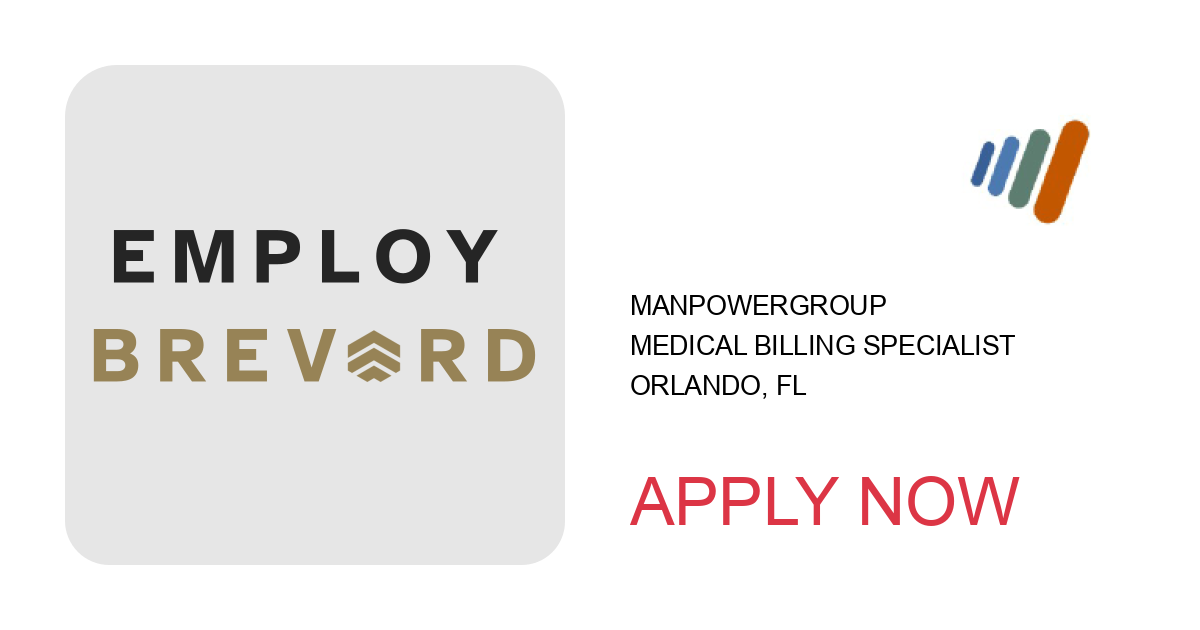 Apply to Medical Billing Specialist position with ManpowerGroup in Orlando, FL