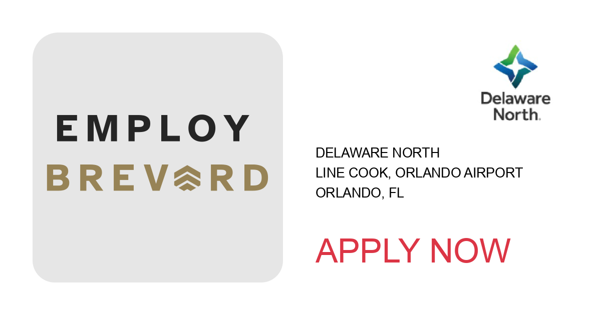 Apply to Line Cook, Orlando Airport position with Delaware North in Orlando, FL