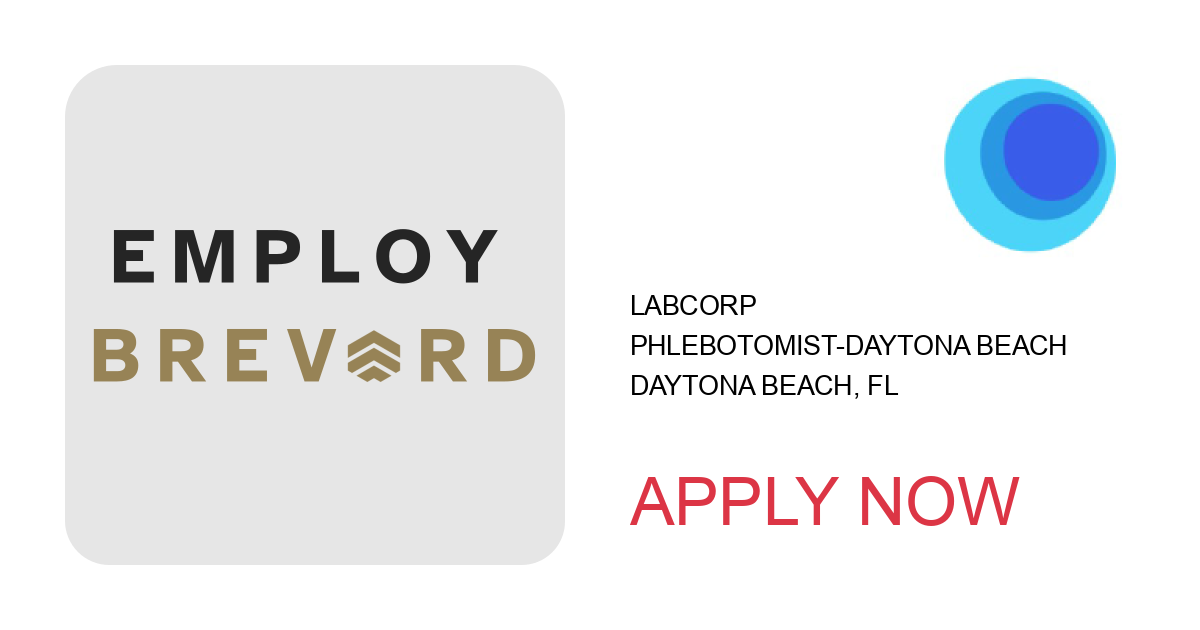 Apply to Phlebotomist-Daytona Beach position with Labcorp in Daytona Beach, FL