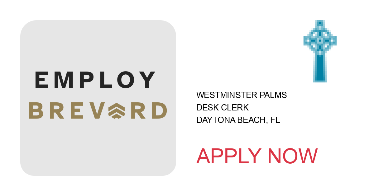 Apply to Desk Clerk position with Westminster Palms in Daytona Beach, FL