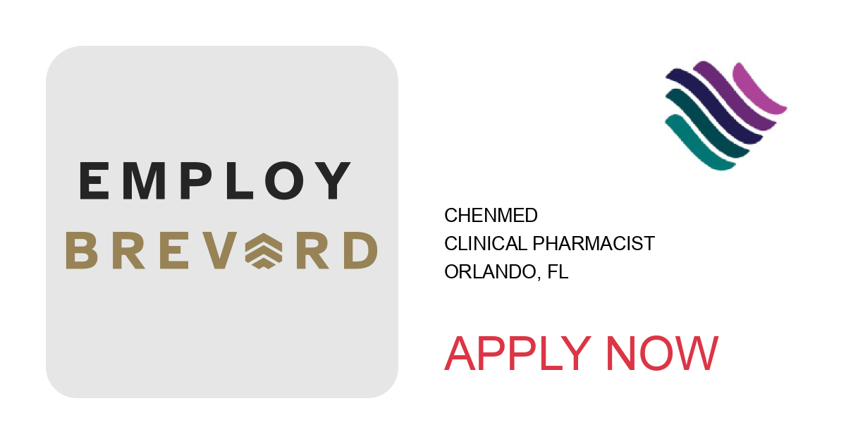 Apply to Clinical Pharmacist position with ChenMed in Orlando, FL