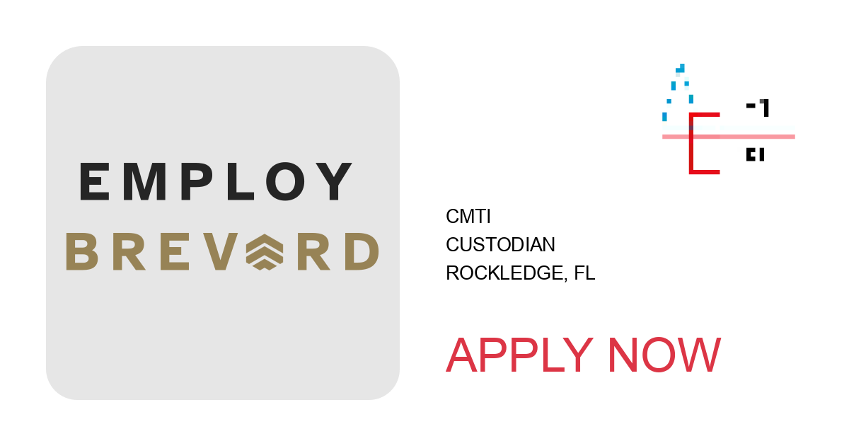 Apply to Custodian position with CMTI in Rockledge, FL