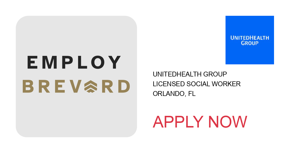 Apply to Licensed Social Worker position with UnitedHealth Group in Orlando, FL