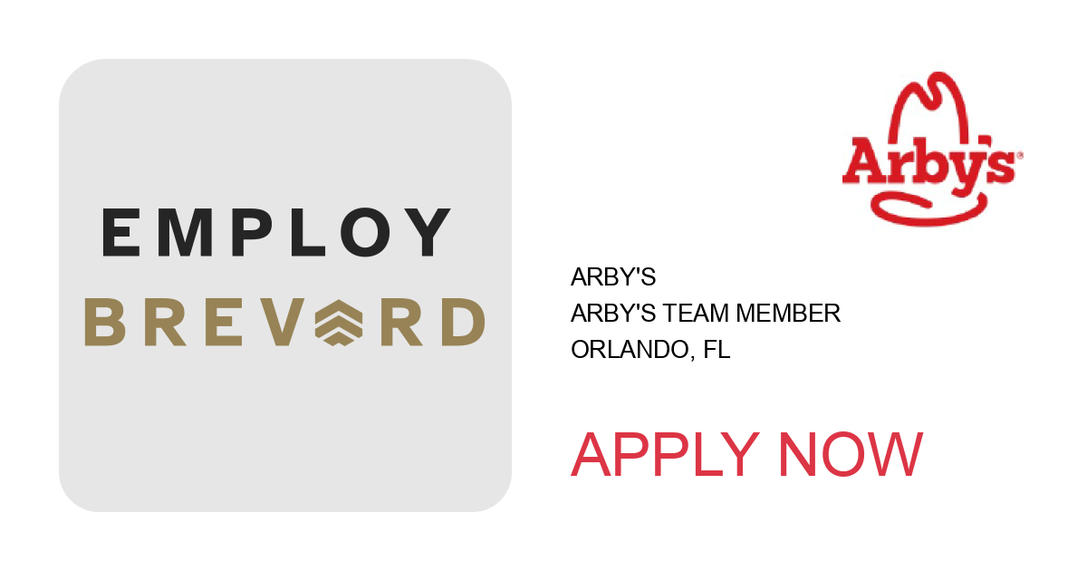 Apply to Arby's Team Member position with Arby's in Orlando, FL