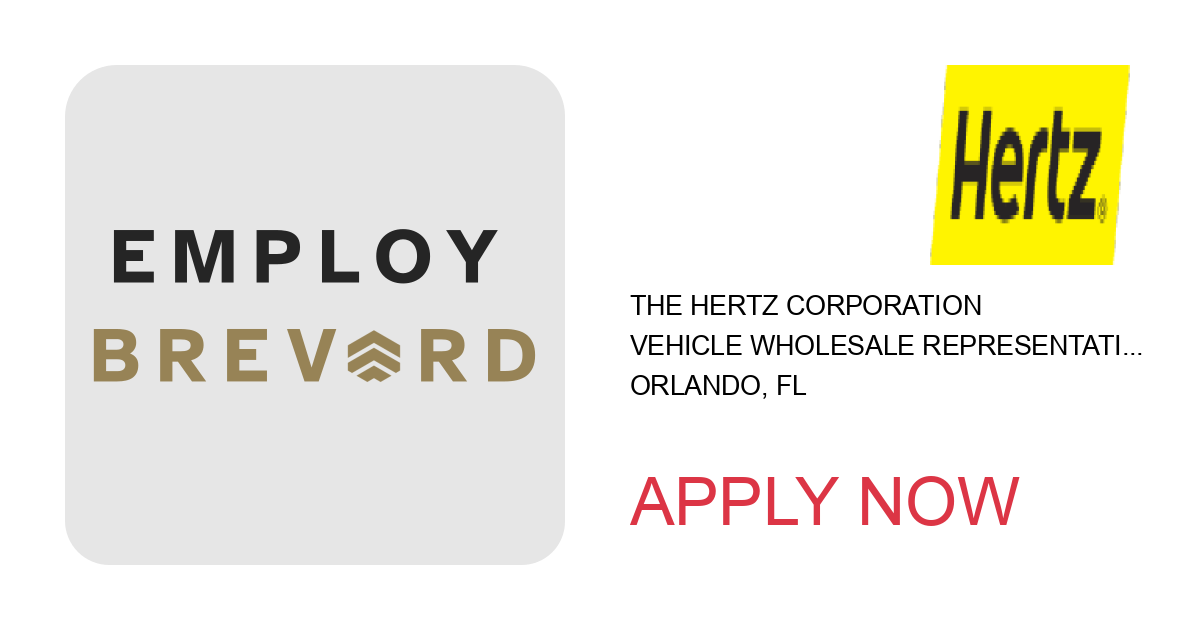 Apply to Vehicle Wholesale Representative position with The Hertz Corporation in Orlando, FL