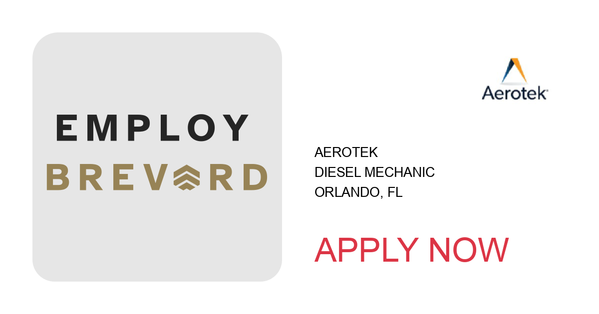 Apply to Diesel Mechanic position with Aerotek in Orlando, FL