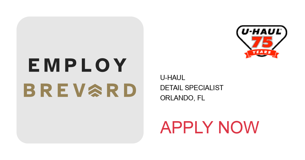 Apply to Detail Specialist position with U-Haul in Orlando, FL