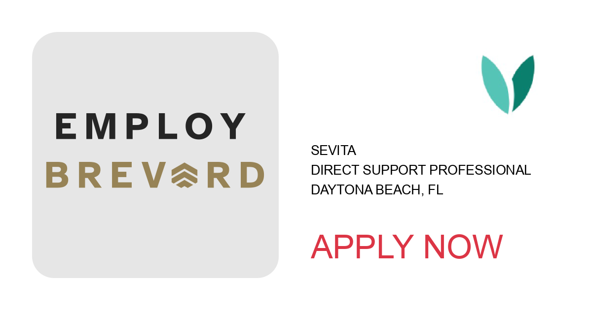 Apply to Direct Support Professional position with Sevita in Daytona Beach, FL