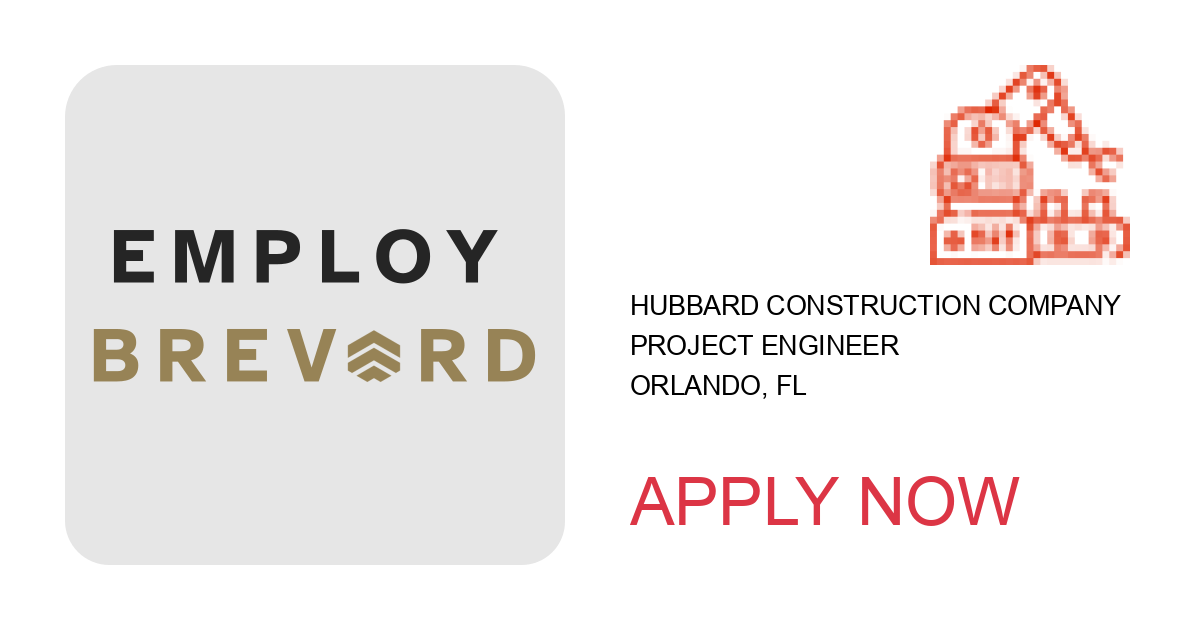 Apply to Project Engineer position with Hubbard Construction Company in Orlando, FL