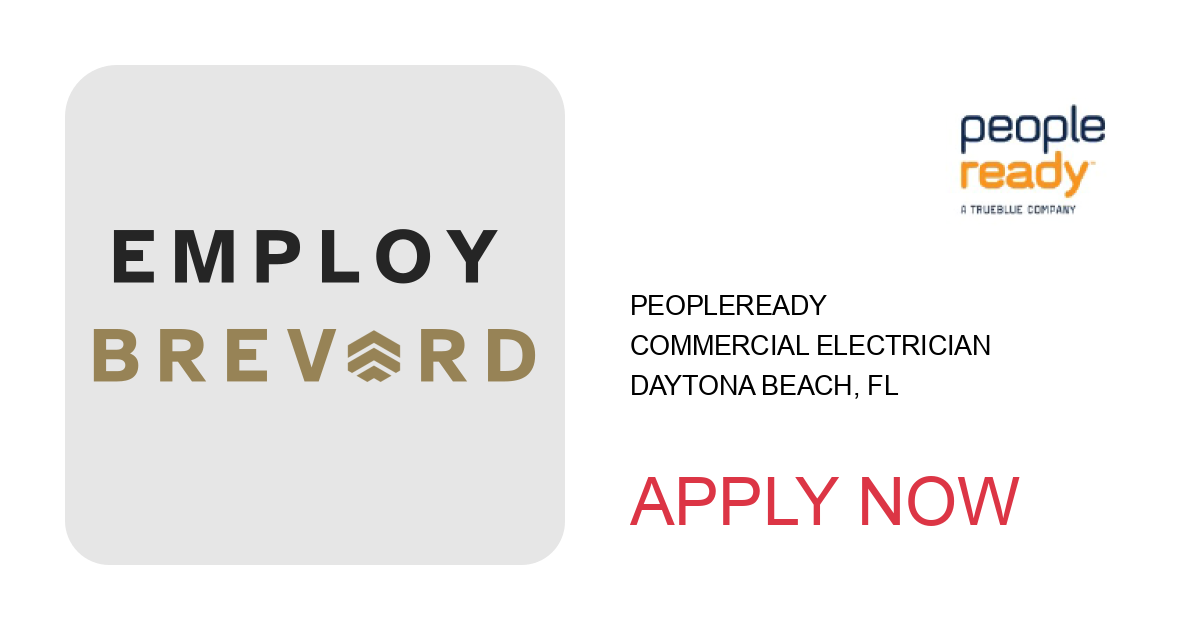 Apply to Commercial Electrician position with PeopleReady in Daytona Beach, FL