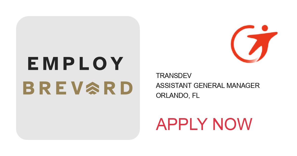 Apply to Assistant General Manager position with Transdev in Orlando, FL