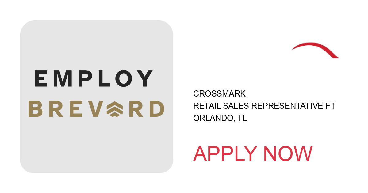 Apply to Retail Sales Representative FT position with CROSSMARK in Orlando, FL