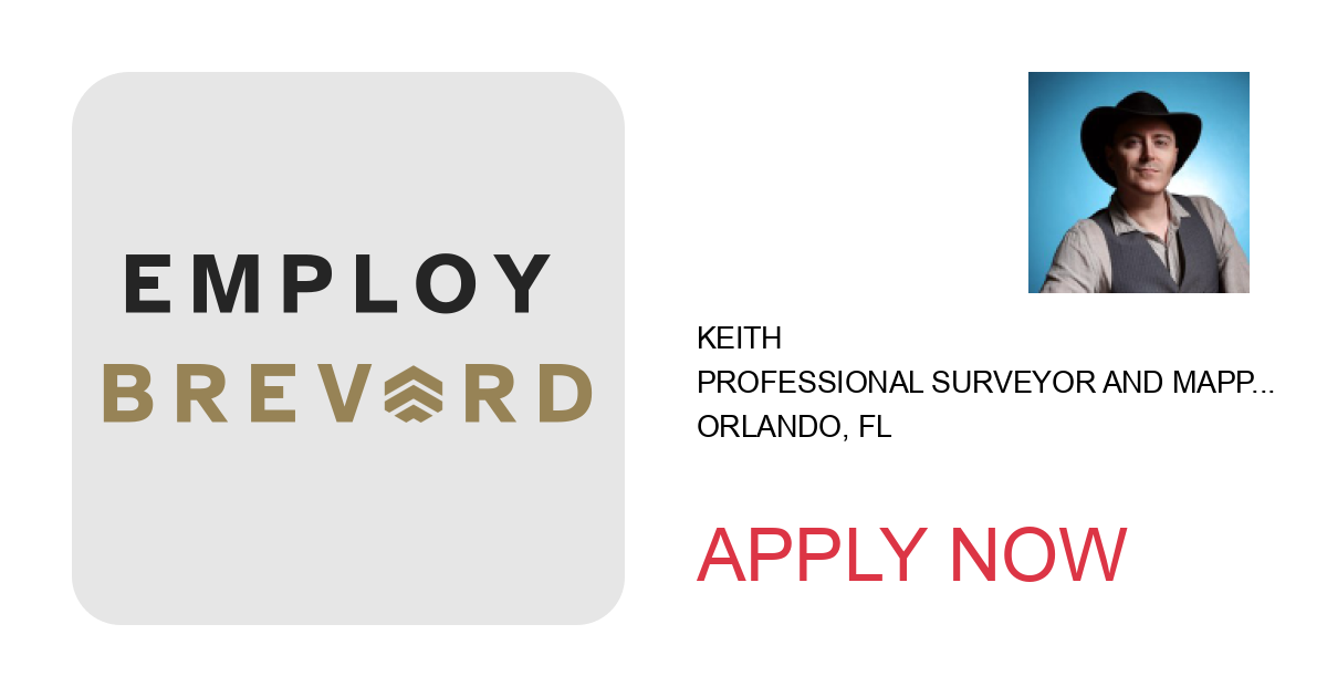 Apply to Professional Surveyor and Mapper position with KEITH in Orlando, FL