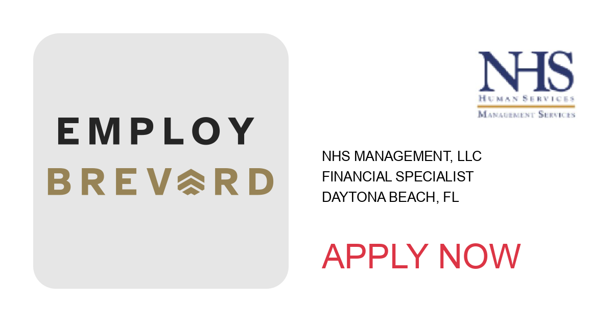 Apply to Financial Specialist position with NHS Management, LLC in Daytona Beach, FL