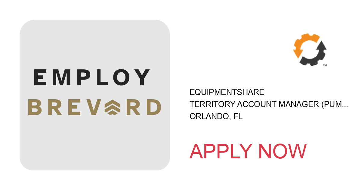 Apply to Territory Account Manager (Pump, Power & HVAC) position with EquipmentShare in Orlando, FL