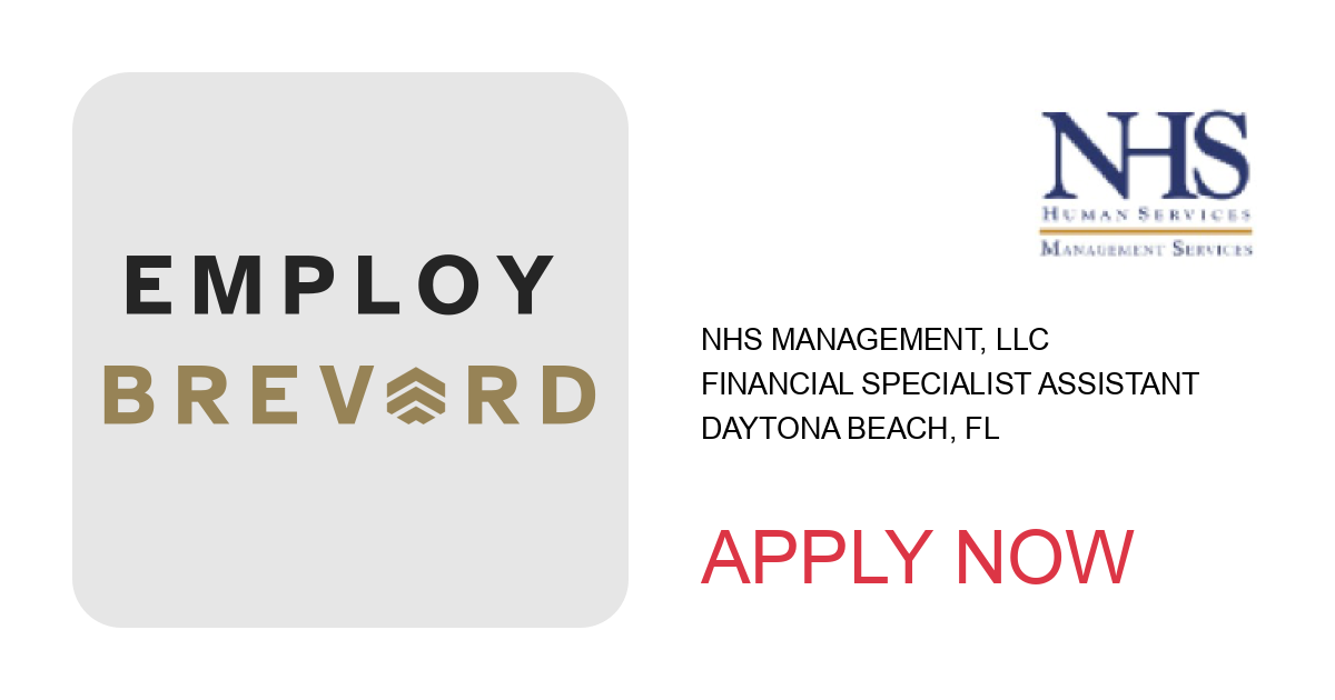 Apply to Financial Specialist Assistant position with NHS Management, LLC in Daytona Beach, FL