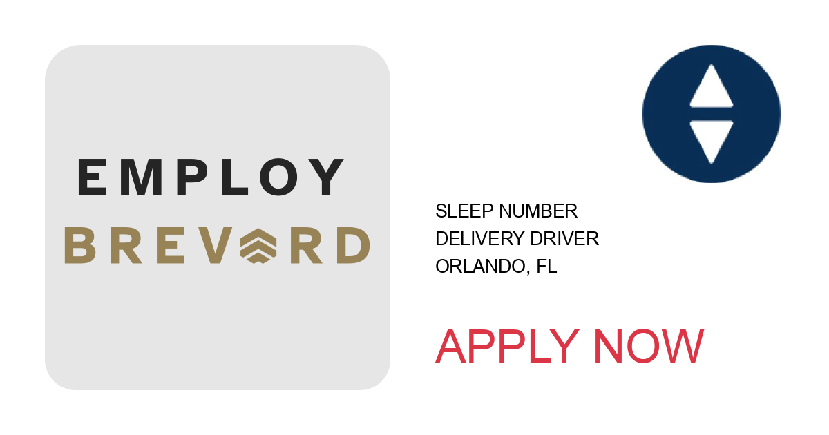 Apply to Delivery Driver position with Sleep Number in Orlando, FL