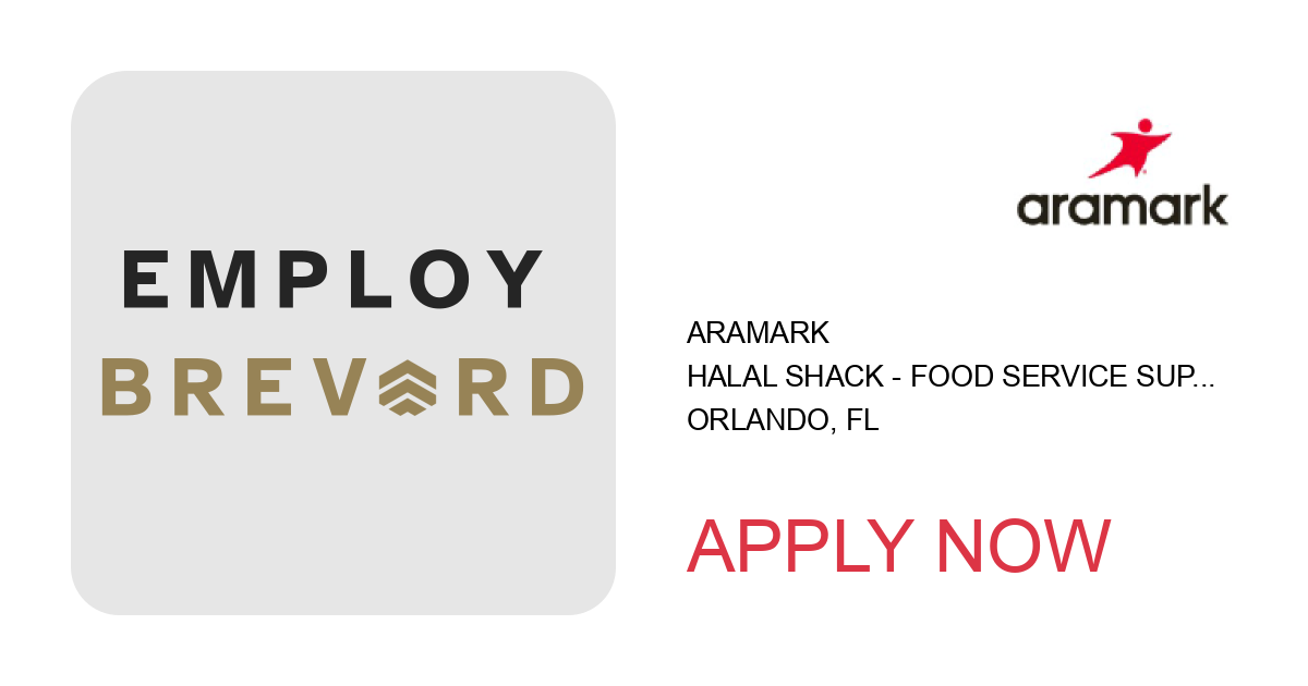 Apply to Halal Shack - Food Service Supervisor - University of Central Florida position with ARAMARK in Orlando, FL