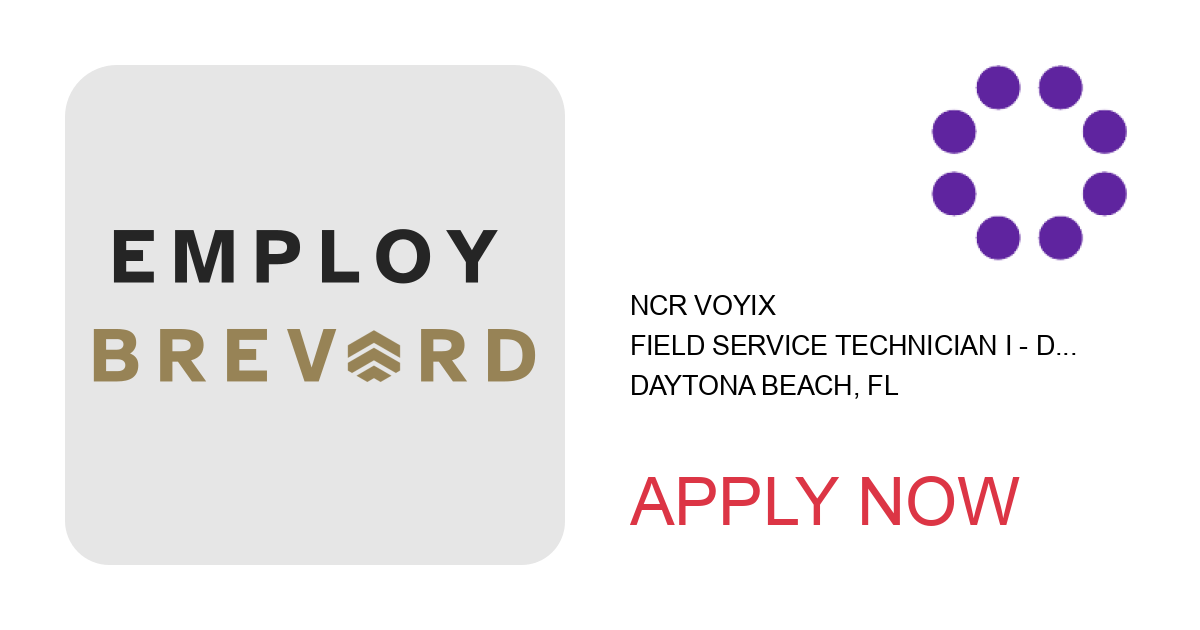 Apply to Field Service Technician I - Daytona, FL position with NCR VOYIX in Daytona Beach, FL